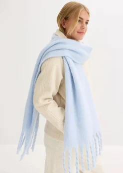 bonprix Schuhe & Accessoires In Spezialgrößen·Tücher & Ponchos|Schals & Tücher|Schal puderblau