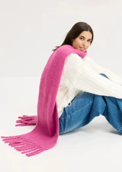 bonprix Schals & Tücher|Schuhe & Accessoires In Spezialgrößen·Tücher & Ponchos|Schal dunkelfuchsia