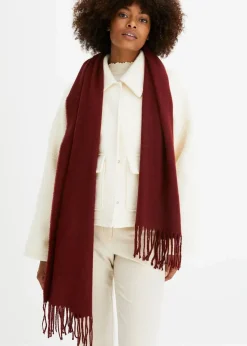 bonprix Schuhe & Accessoires In Spezialgrößen·Tücher & Ponchos|Schals & Tücher|Schal rubinrot