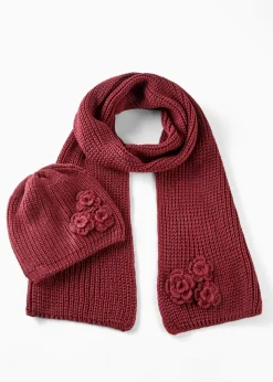 bonprix Mützen, Caps & Hüte|Schals & Tücher|Schal und Mütze (2-tlg. Set) ahornrot