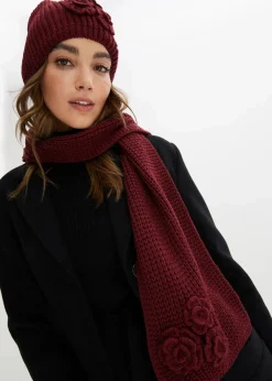 bonprix Mützen, Caps & Hüte|Schals & Tücher|Schal und Mütze (2-tlg. Set) ahornrot