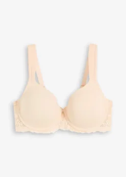bonprix Wäsche·Dessous|Wäsche·Große Cups D-H|Schalen BH mit Bügel perlbeige