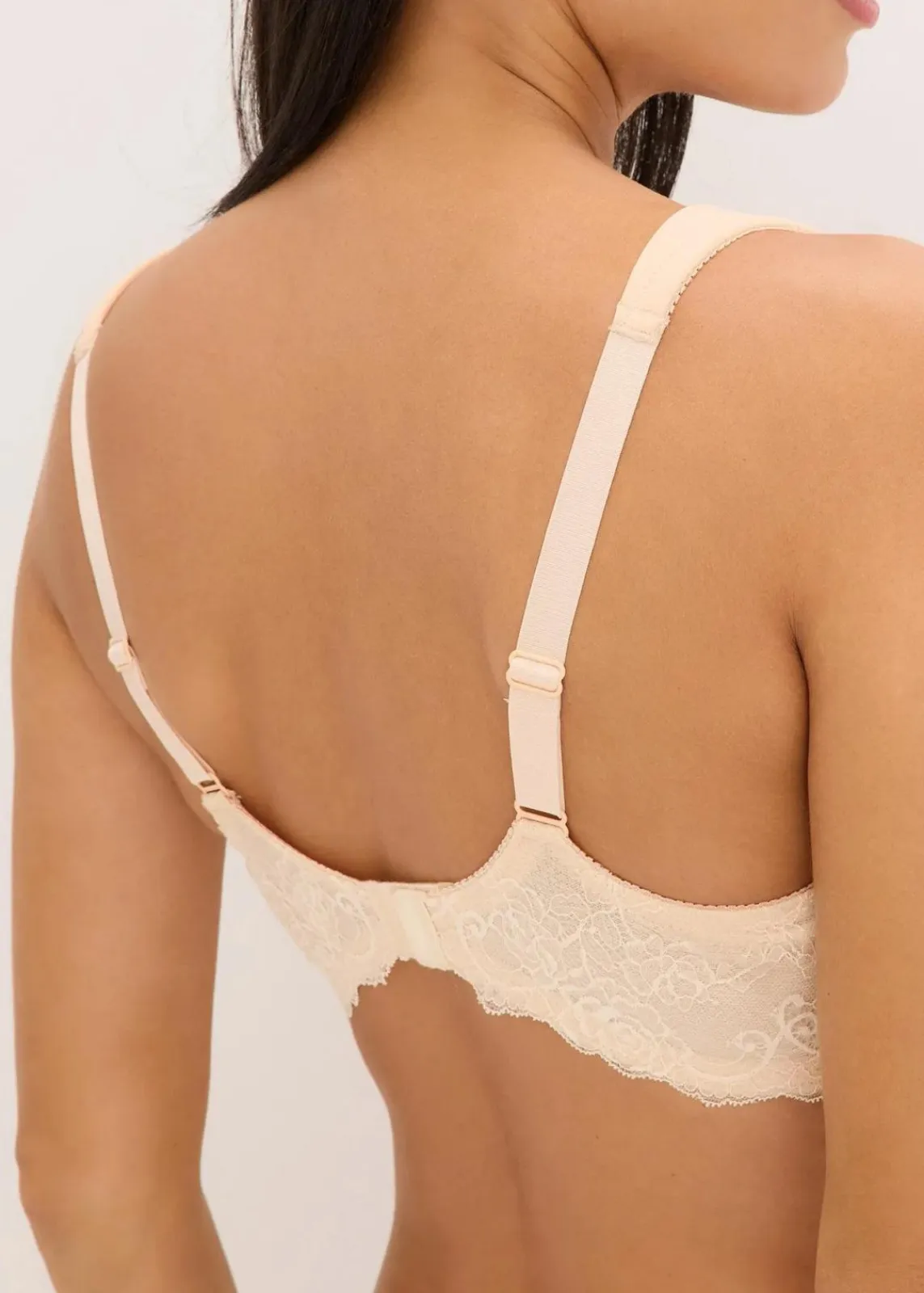 bonprix Wäsche·Dessous|Wäsche·Große Cups D-H|Schalen BH mit Bügel perlbeige