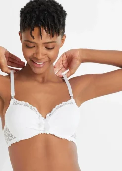 bonprix Große Cups D-H|Bhs|Schalen BH mit Bügel weiß
