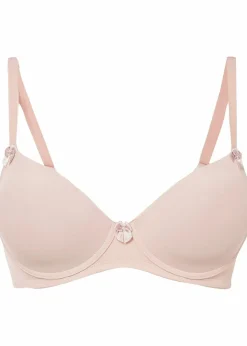 bonprix Große Cups D-H|Nachhaltigere Materialien|Schalen BH mit Bügel mattbeige