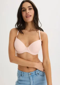 bonprix Große Cups D-H|Nachhaltigere Materialien|Schalen BH mit Bügel seidenrosa