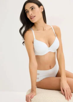 bonprix Große Cups D-H|Nachhaltigere Materialien|Schalen BH mit Bügel cremeblau