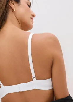 bonprix Bhs|Dessous|Schalen BH mit Glanzeffekt weiß