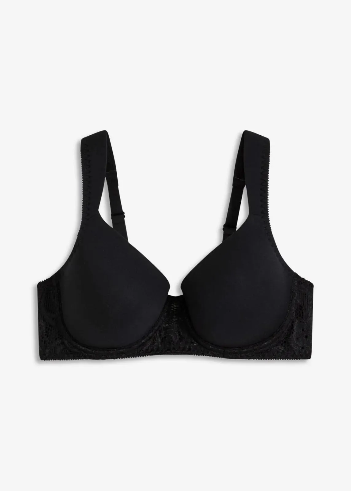 bonprix Bhs|Große Cups D-H|Schalen-BH aus softem Modal schwarz