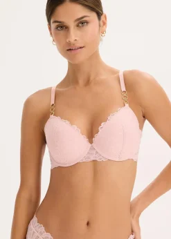 bonprix Große Cups D-H|Bhs|Schalen-BH aus Spitze hellrosa