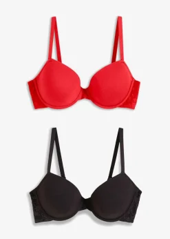 Schalen-BH mit Bügel mit Bio-Baumwolle (2er Pack)|bonprix Hot