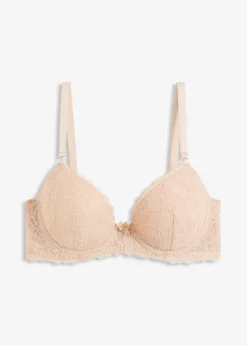 Schalen-BH mit blumiger Stickerei|bonprix