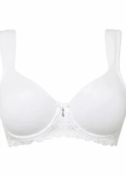 bonprix Große Cups D-H|Bhs|Schalen-BH mit gepolsterten Trägern weiß