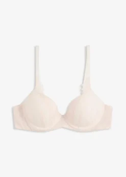 bonprix Große Cups D-H|Dessous|Schalen-BH mit Glanzeffekt puder