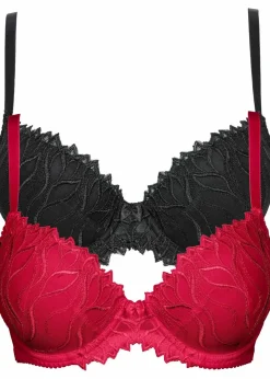 Schalen-BH mit zarter Stickerei (2er Pack)|bonprix Sale