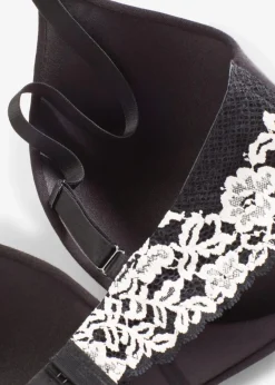 Schalen-BH ohne Bügel mit Bio-Baumwolle und Spitze|bonprix Outlet