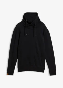 Schalkragen-Sweatshirt aus reiner Bio-Baumwolle|bonprix Sale