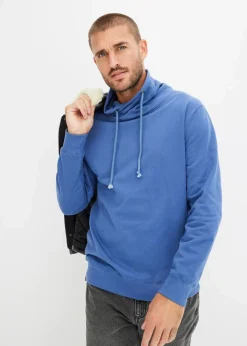Schalkragen-Sweatshirt aus reiner Bio-Baumwolle|bonprix Discount