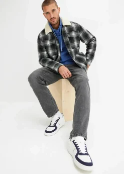 Schalkragen-Sweatshirt aus reiner Bio-Baumwolle|bonprix Discount