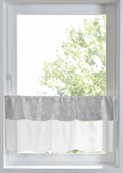 Scheibengardine aus Bio Baumwolle mit Stickerei|bonprix Online