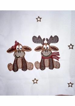 Scheibengardine mit Elch Stickerei|bonprix