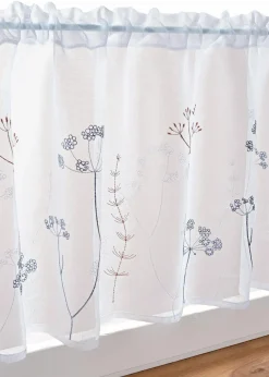 Scheibengardine mit Stickerei|bonprix Outlet