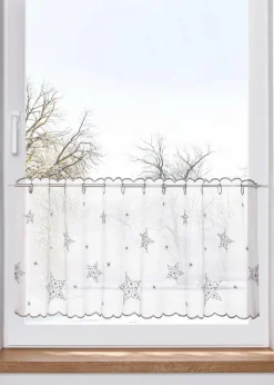 Scheibengardine mit Stickerei|bonprix Best