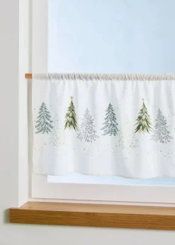 Scheibengardine mit Tannebaum Stickerei|bonprix Hot