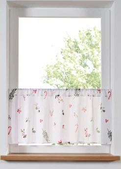 Scheibengardine mit Weihnachtsmotiv|bonprix Sale