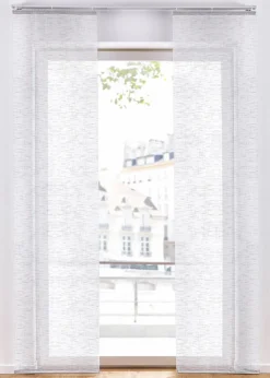 bonprix Schiebegardinen|Schiebegardine in Leinen-Optik (1er Pack) weiß