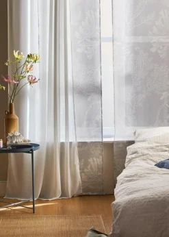 Schiebegardine mit floralem Druck (1er Pack)|bonprix Outlet