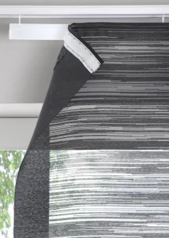 bonprix Schiebegardinen|Schiebegardine mit Querstreifen (1er Pack) anthrazit