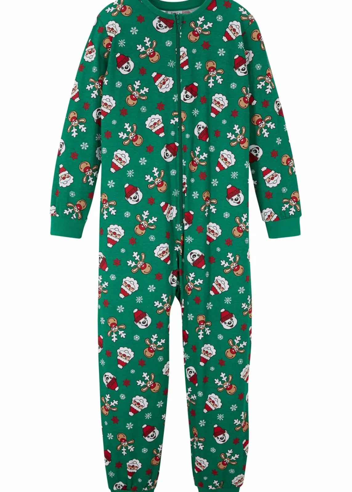 bonprix Jungen·Nachtwäsche|Mädchen·Nachtwäsche|Schlafoverall mit Bio-Baumwolle grün