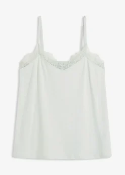 bonprix Wäsche·Nachtwäsche|Nachtwäsche|Schlafshirt aus softem Viskose-Mix hellmenthol