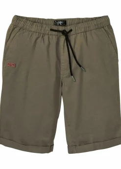 Schlupf-Bermuda aus reiner Baumwolle, Regular Fit|bonprix Hot