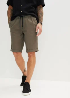 Schlupf-Bermuda aus reiner Baumwolle, Regular Fit|bonprix Hot