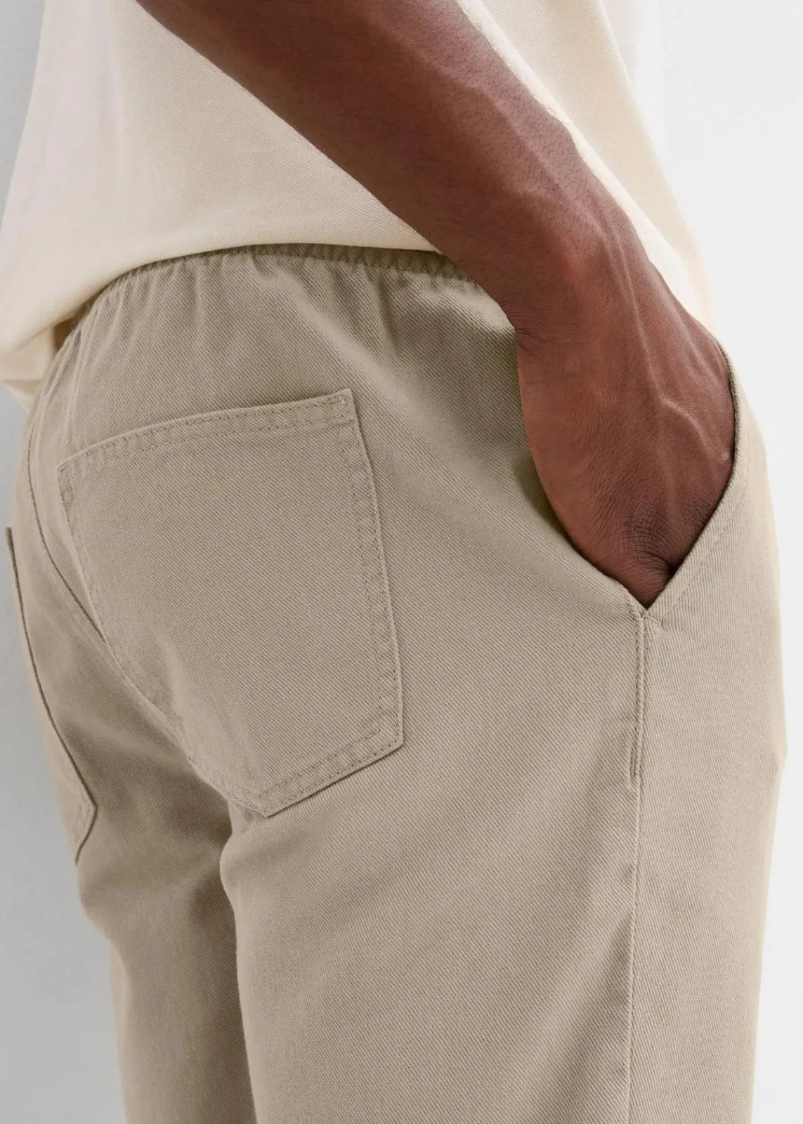 Schlupf-Bermuda aus reiner Baumwolle, Regular Fit|bonprix