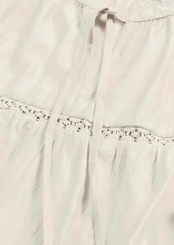 bonprix Blusen & Tuniken|Bekleidung·Jacken & Mäntel|Schlupfbluse aus feinem Viskose-Mix perlweiß