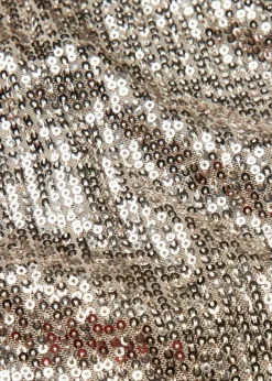 bonprix Bekleidung·Jacken & Mäntel|Blusen & Tuniken|Schlupfbluse mit Pailletten hellgold