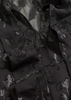 bonprix Bekleidung·Jacken & Mäntel|Festliche Mode|Schlupfbluse mit Stickerei schwarz