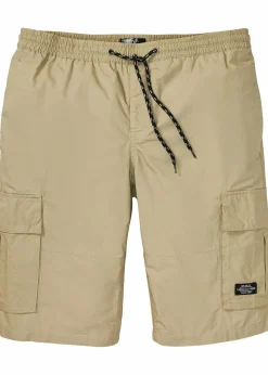 bonprix Große Größen|Shorts|Schlupf-Cargo-Bermuda, Regular Fit new khaki