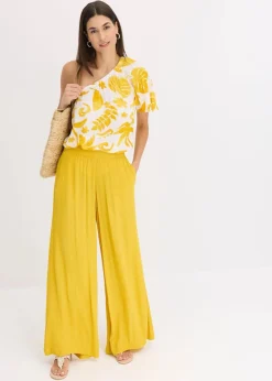 Schlupfhose aus fließender Viskose|bonprix Online