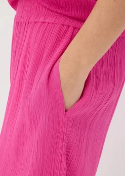 bonprix Bekleidung·Kleider|Hosen|Schlupfhose aus fließender Viskose fuchsia