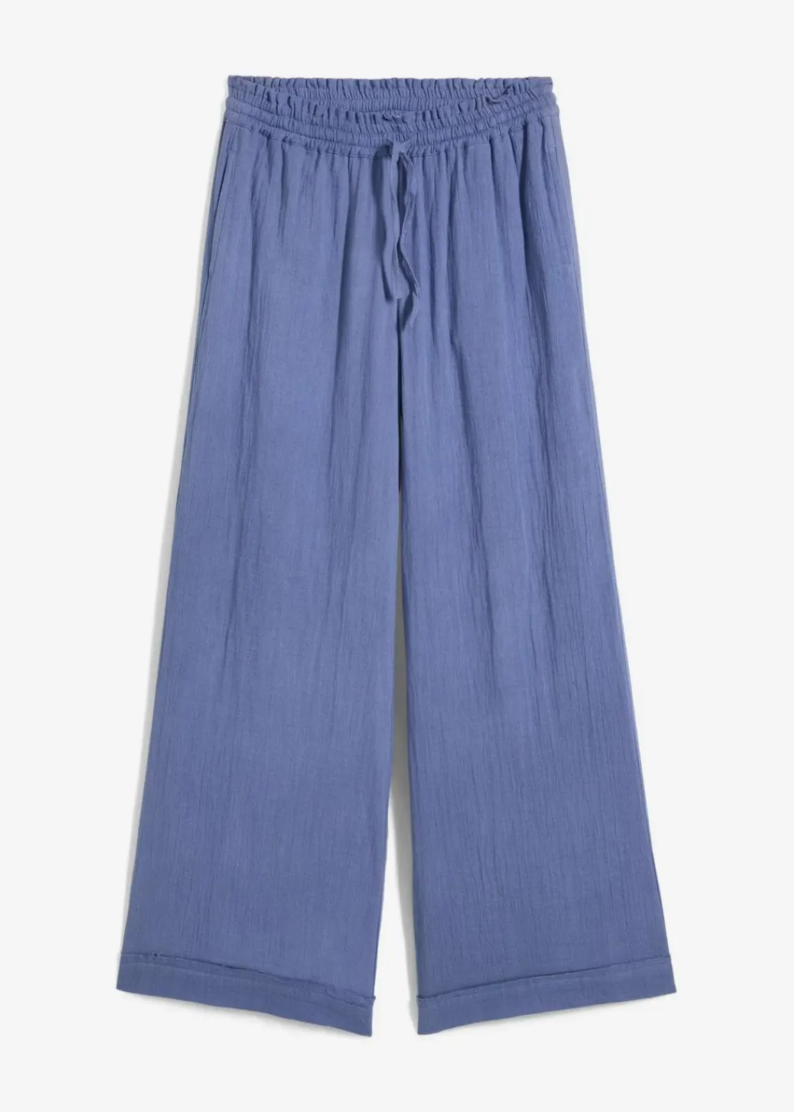 bonprix Zweiteiler & Sets|Hosen|Schlupfhose aus luftigem Musselin jeansblau