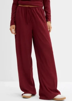 Schlupfhose aus strukturiertem Crêpe|bonprix Outlet