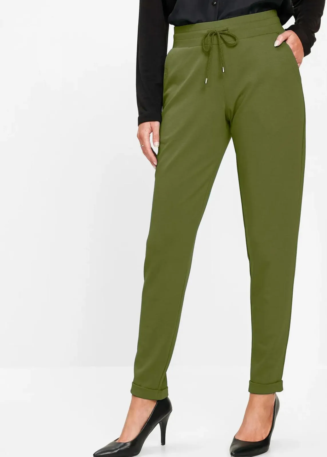 Schlupfhose aus Viskose-Mix|bonprix Clearance