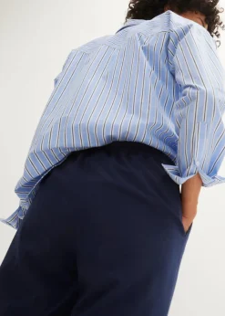 bonprix Bekleidung·Kleider|Hosen|Schlupfhose mit Bügelfalte dunkelblau