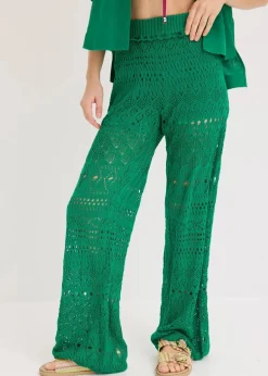 Schlupfhose mit Lochstrickmuster|bonprix
