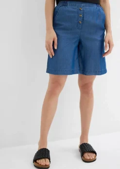 Schlupf-Shorts aus Lyocell|bonprix