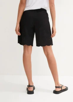 bonprix Bekleidung·Outdoorbekleidung|Bekleidung·Kleider|Schlupf-Shorts aus reiner Baumwolle schwarz